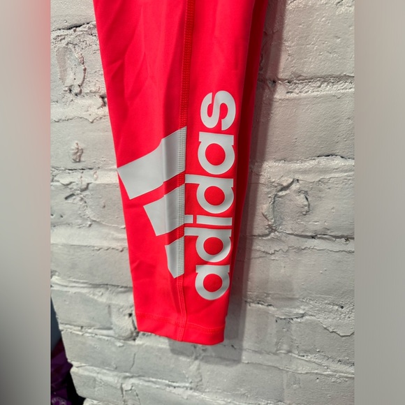 NWT Adidas Women's Pink‎ and Orange Leggings Size XS - Picture 4 of 6